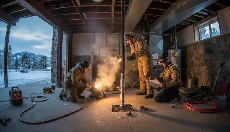 Expert Plumbing Pro - emergency-frozen-pipe-repair-for-a-west-gunnison-home